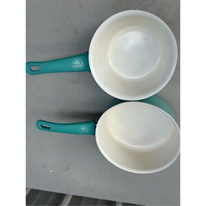 2 Green Life ceramic pots